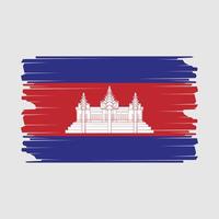 Camboja bandeira ilustração vetor