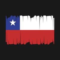 Chile bandeira vetor ilustração