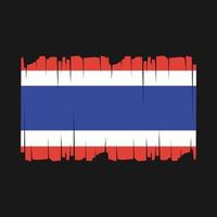 Tailândia bandeira vetor ilustração