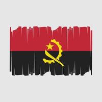 Angola bandeira vetor ilustração