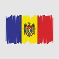 Moldova bandeira vetor ilustração