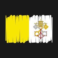Vaticano bandeira vetor ilustração