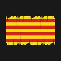 Catalunha bandeira vetor ilustração