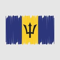 barbados bandeira vetor ilustração