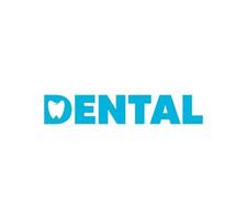 dental marca nominativa ou texto Sediada logotipo Projeto em branco fundo, vetor ilustração.