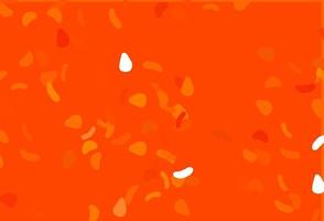 pano de fundo laranja claro do vetor com formas abstratas.