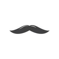 bigode ícone vetor ilustração Projeto