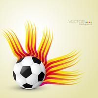 design abstrato de futebol vetor