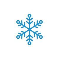 floco de neve logotipo ícone vetor ilustração Projeto