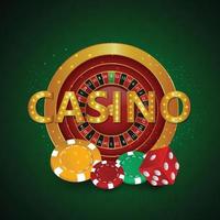 jogo de jogo de casino online com cartas de jogar e chip de casino 2215340  Vetor no Vecteezy