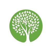 logotipos da ecologia de folhas verdes vetor