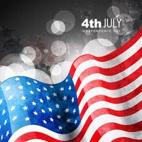 dia da independência 4 de julho vetor
