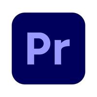 adobe pré estreia pró ícone vetor