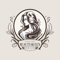 beleza logotipo para mulher. logotipo pode estar usava para beleza salão, Cosmético, spa. Prêmio vetor