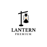 vetor lanterna clássico luminária logotipo Projeto conceito ilustração idéia