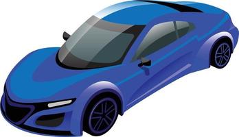 vetor ilustração do azul Esportes carro