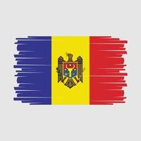 vetor bandeira da moldova