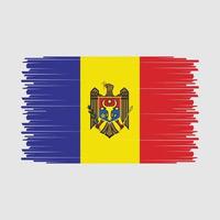 vetor bandeira da moldova