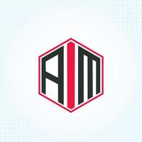 alvo sou hexágono logotipo modelo dentro moderno criativo mínimo estilo vetor Projeto