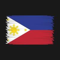 vetor de bandeira filipinas