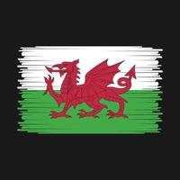 vetor bandeira wales