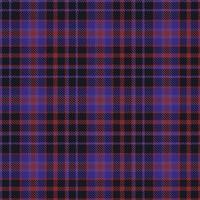 vetor de padrão xadrez, fundo de tecido tartan