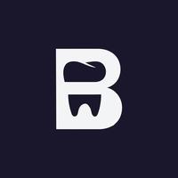 b dental logotipo vetor