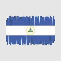 vetor bandeira da nicarágua