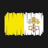 vetor de bandeira do vaticano