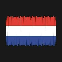 vetor da bandeira da holanda