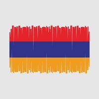 vetor de bandeira da armênia