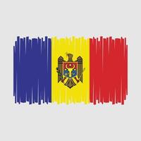 vetor bandeira da moldova