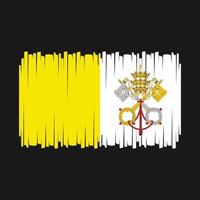 vetor de bandeira do vaticano