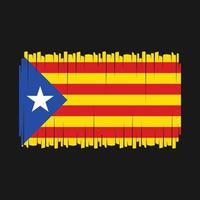 vetor bandeira da catalunha