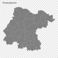 Alto qualidade mapa é uma Estado do México vetor