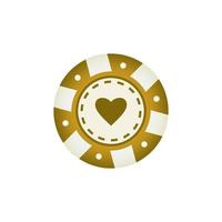 pôquer salgadinhos brilhante ícone vetor Projeto modelos