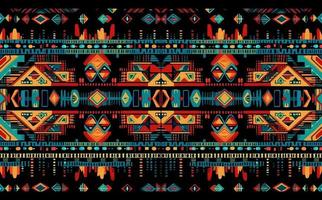 étnico abstrato ikat padronizar. desatado padronizar dentro tribal, folk bordado, mexicano estilo. asteca geométrico arte enfeite design de impressão para tapete, papel de parede, roupas, invólucro, tecido, cobrir, têxtil vetor