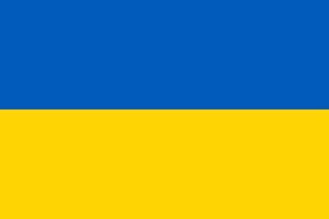 bandeira do Ucrânia. vetor ilustração. a cor do a original.