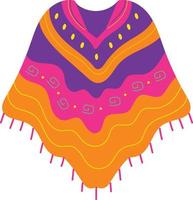 mexicano poncho ilustração elemento vetor