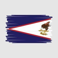 vetor bandeira da samoa americana