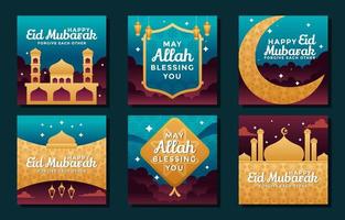 compartilhar bênçãos no mês sagrado do ramadã vetor