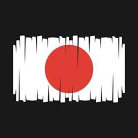 vetor bandeira do japão