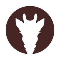 girafa logotipo ícone Projeto vetor