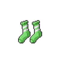 verde meia dentro pixel arte estilo vetor