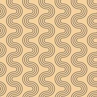 padrão de vetor moderno em estilo japonês. padrões geométricos pretos sobre fundo dourado. ilustrações modernas para papéis de parede, panfletos, capas, banners, ornamentos minimalistas