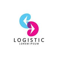 logístico logotipo para o negócio e empresa. vetor modelo Projeto para Entrega serviço.