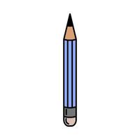 lápis. rabisco estilo ícone. vetor