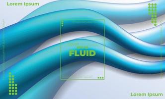 papel de parede geométrico criativo. na moda fluxo fluido gradiente formas composição. aplicável para cartão-presente, pôster no modelo de pôster de parede, página de destino, interface do usuário, ux, capa, baner, mídia social postada, vetor