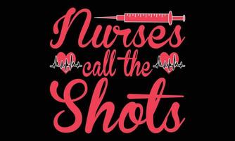 feliz enfermeira dia, enfermagem, retro ondulado SVG camiseta Projeto. feliz enfermeira dia camiseta Projeto. vetor