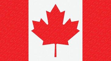 ícone de bandeira do Canadá vetor